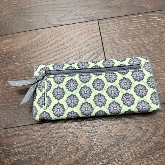Vera Bradley Normadic Blossom Foldover Wallet - Picture 2 of 3